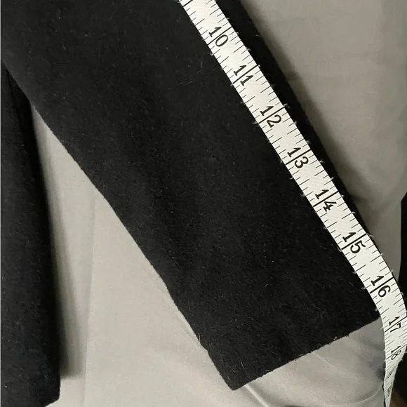 Girls or Boys Old Navy Peacoat Coat Jacket Small 6-7 Black Button Up Wool - Picture 4 of 6